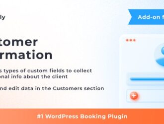 Bookly Customer Information (Add-on) - CodeCanyon Item for Sale