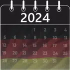 Kalender mit feiertagen 2024 simgesi