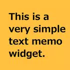 Text Memo Widget simgesi