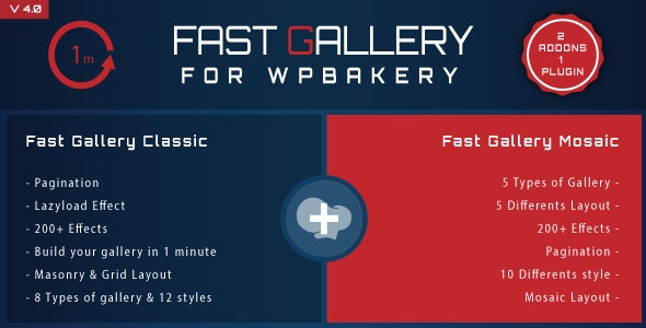 Fast Gallery for WPBakery Wordpress Plugin - CodeCanyon Item for Sale