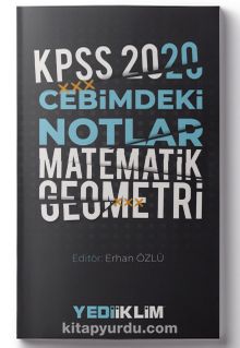 2020 KPSS Cebimdeki Notlar Matematik-Geometri