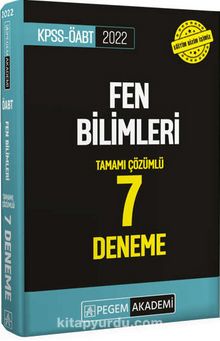 2022 ÖABT Fen Bilimleri Tamamı Çözümlü 7 Deneme