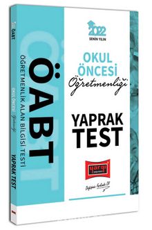 2022 ÖABT Okul Öncesi Öğretmenliği Yaprak Test