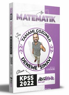 2022 KPSS Matematik Tamamı Çözümlü 22 Deneme