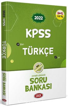 2022 KPSS A'dan Z'ye Türkçe Soru Bankası