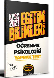 2021 Kpss Eğitim Bilimleri Öğrenme Psikolojisi Çek Kopart Yaprak Test