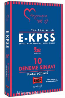 2022 Tüm Adaylar İçin E-KPSS Tamamı Çözümlü 10 Deneme Sınavı