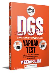 2022 Prestij Serisi DGS Çek Kopart Yaprak Test