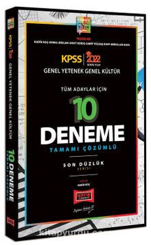 2022 KPSS Genel Yetenek Genel Kültür Tüm Adaylar İçin Son Düzlük Tamamı Çözümlü 10 Deneme