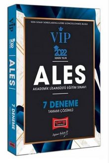 2022 ALES VIP 7 Deneme Çözümlü