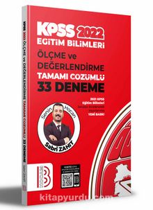 2022 KPSS Eğitim Bilimleri Ölçme ve Değerlendirme Tamamı Çözümlü 33 Deneme