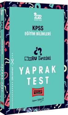 2022 KPSS Eğitim Bilimleri Soru Denizi Yaprak Test