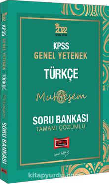 2022 KPSS Genel Yetenek Muhteşem Türkçe Tamamı Çözümlü Soru Bankası