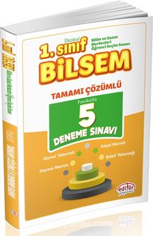 1. Sınıf Bilsem Tamamı Çözümlü 5 Deneme Sınavı