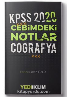 2020 KPSS Cebimdeki Notlar Coğrafya