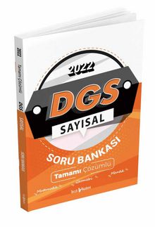 2022 DGS Sayısal Tamamı Çözümlü Soru Bankası