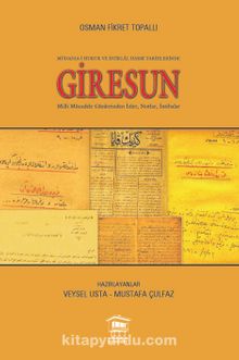 Müdafaa-i Hukuk ve İstiklal Harbi Tarihlerinde Giresun