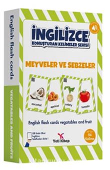 İngilizce Kelime Kartları Meyveler ve Sebzeler