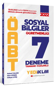 2022 ÖABT Sosyal Bilgiler Öğretmenliği Tamamı Çözümlü 7 Deneme