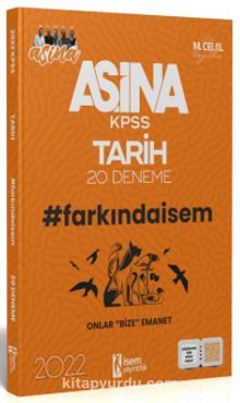 2022 KPSS Aşina Tarih 20 Deneme