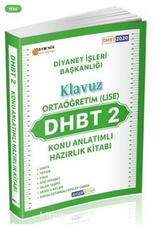 2020 Dhbt 2 Klavuz  Ortaöğretim (Lise) Konu Anlatımlı Hazırlık Kitabı