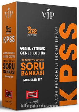 2022 KPSS Genel Yetenek Genel Kültür Vip Çözümlü ve Cevaplı Modüler Soru Bankası Seti (5 Kitap)