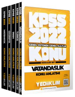 2022 KPSS Genel Yetenek Genel Kültür Konu Anlatımlı Modüler Set