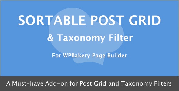 WPBakery Page Builder - Sortable Grid & Taxonomy filter - CodeCanyon Item for Sale