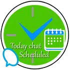 Today chat scheduled simgesi